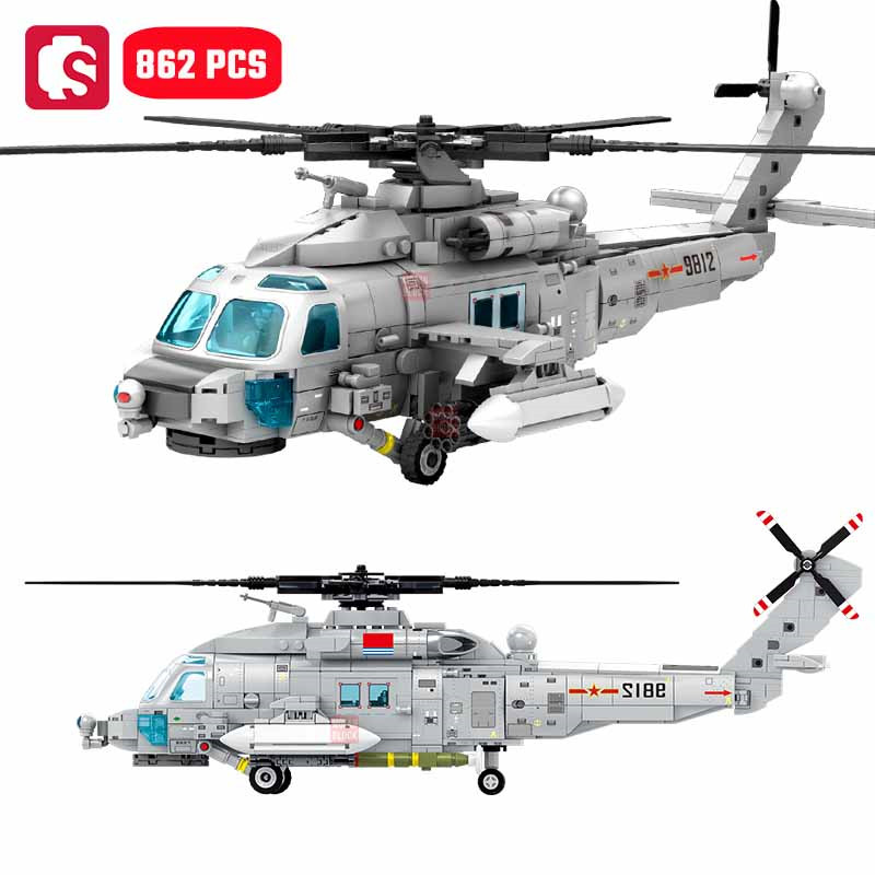 Tech Diving Accessories - SEMBO 862pcs Marine Type Z-20 Helikopter