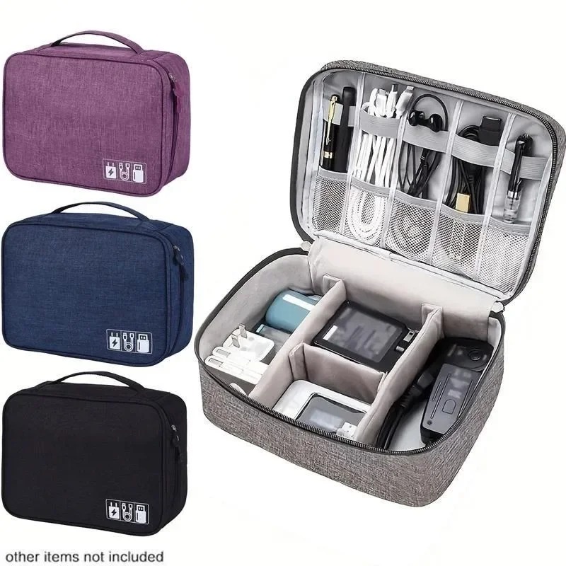 Tech Accessories Storage - Elektronica-organizer Reistas Waterbestendige kabelorganizer Tas Tech