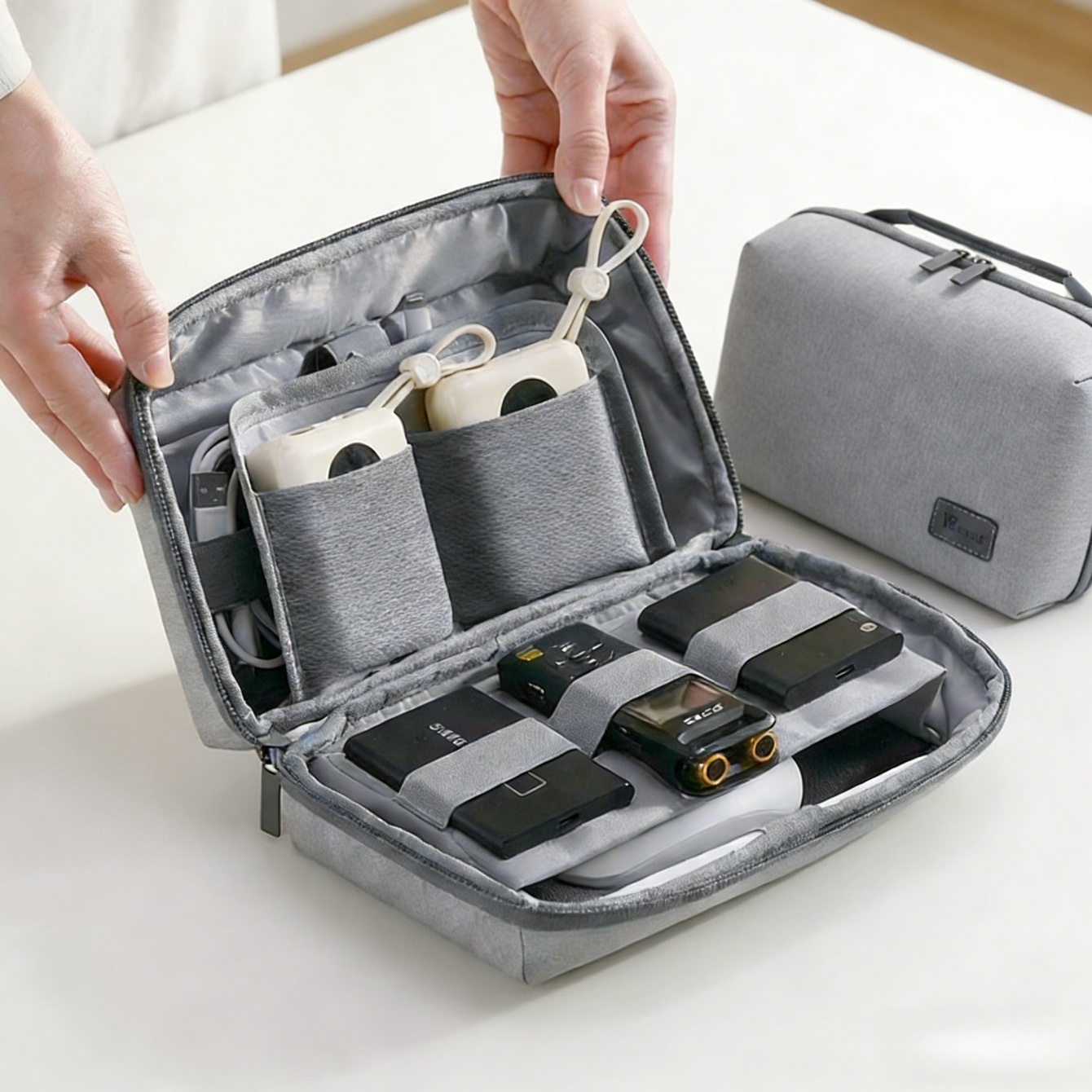 Tech Accessories Organizer Pouch - 1Pc elektronica-organizer reisetui, waterbestendige reistas kabelorganizer