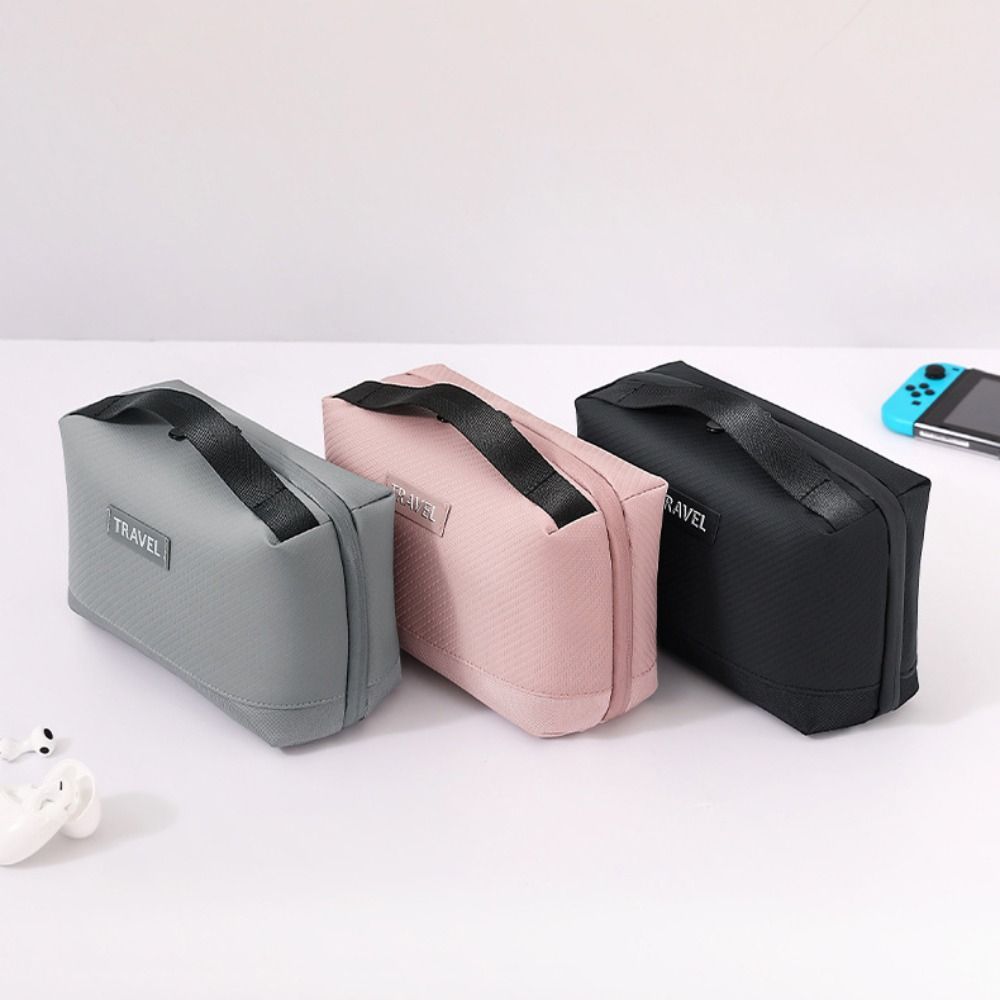 Tech Accessories Organizer Pouch - Waterdichte opbergtas Reisaccessoires PU Travel Tech