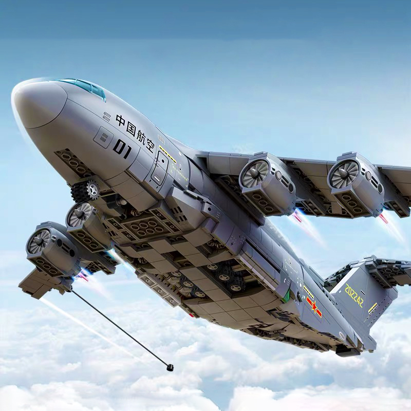 Tech Diving Accessories - Militaire Y-20 Grote Transportvliegtuigen Bouwstenen Transportvliegtuig