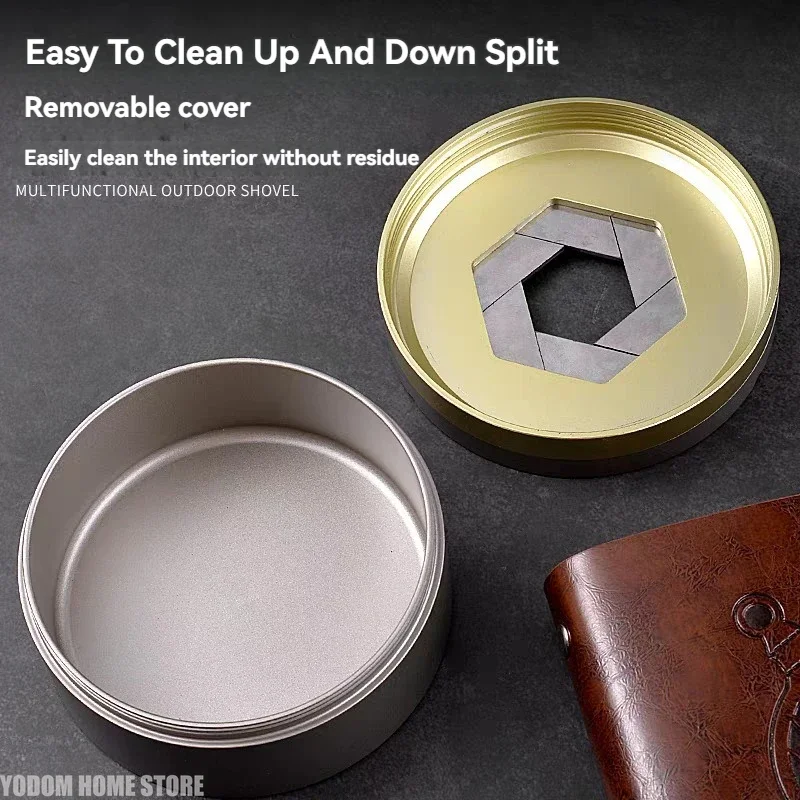 Tech Accessories Gifts For Men - Luxe mechanische draaibare asbak met deksel