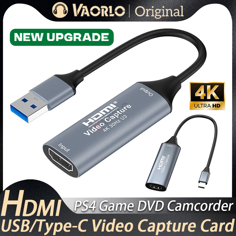 Usb C To Hdmi - 4K USB3.0/Type-C Video Capture Card HDMI-compatibele