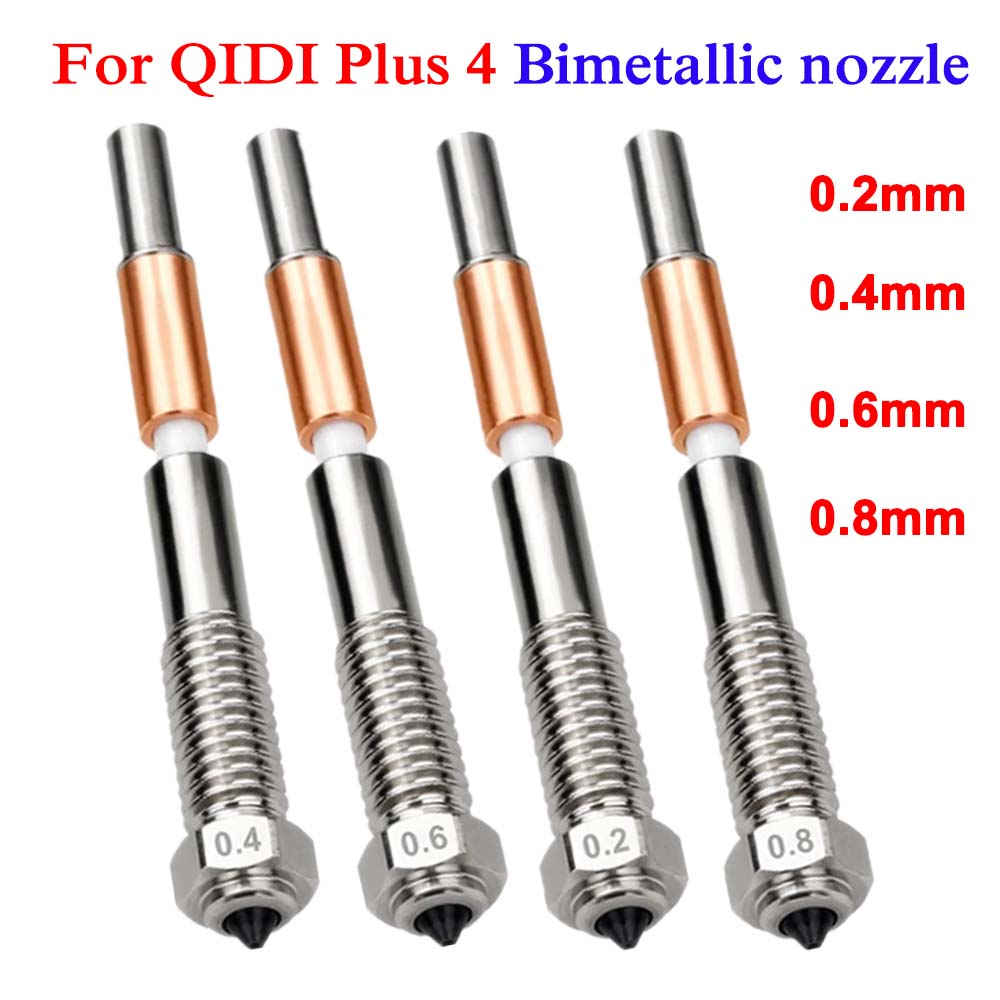 Tech Accessories Store - Voor QIDI Plus 4 Bimetaalmondstuk 0.2mm