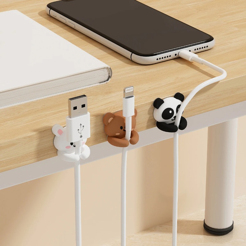 Desk Cable Clip - WORTHBUY Leuke Desktop Kabelorganizer Houder Winder