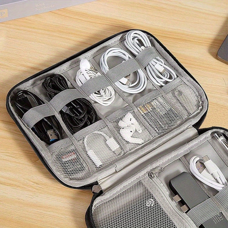 Tech Accessories Organizer Pouch - Elektronische accessoiresbox met meerdere vakken -