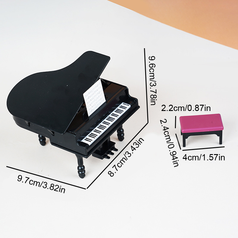 1:12 Dollhouse Miniatuur Piano - Tech Home Accessories recensie en prijs