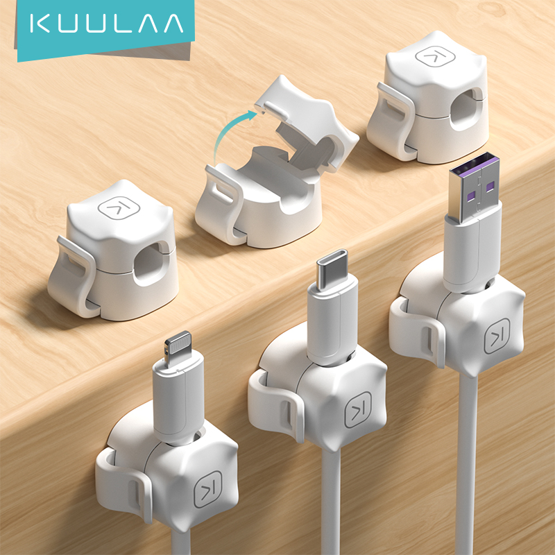 KUULAA 3/6 stuks kabelclip kab - Desk Cable Clip recensie en prijs