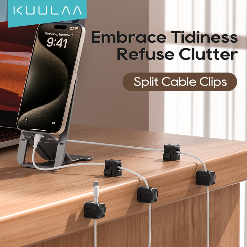 KUULAA 3/6 stuks kabelclip kab - Desk Cable Clip recensie en prijs