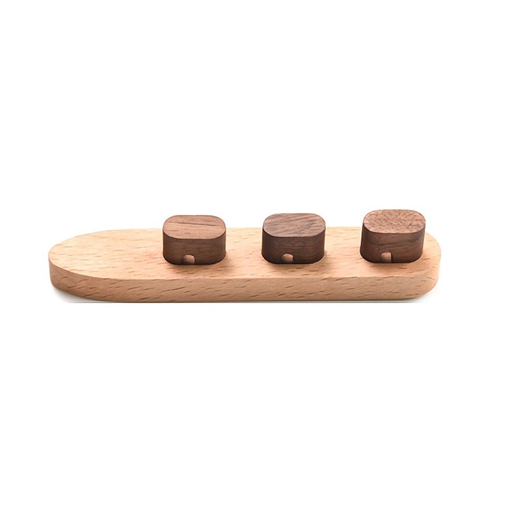 Houten kabelorganizer met klee - Desk Cable Clip recensie en prijs