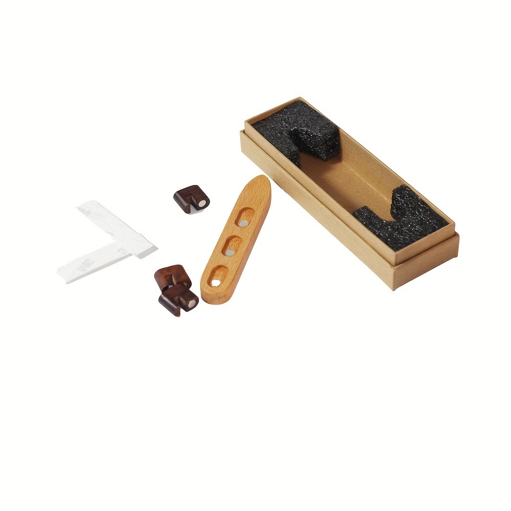 Houten kabelorganizer met klee - Desk Cable Clip recensie en prijs