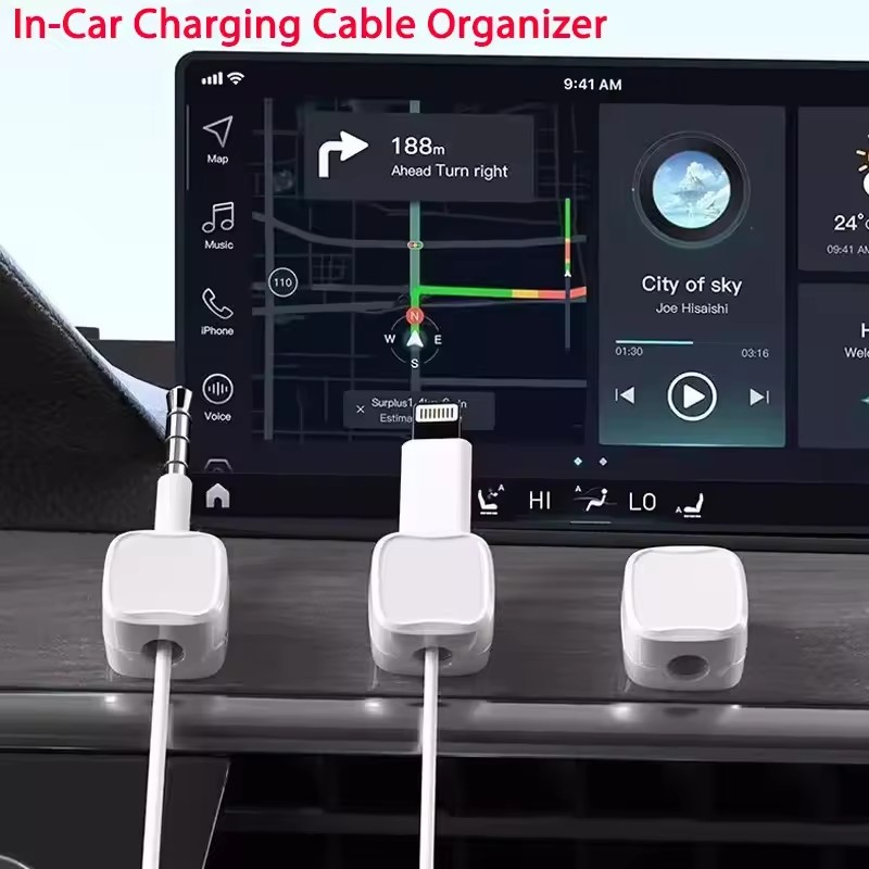 Magnetische kabelclip-opwinder - Desk Cable Clip recensie en prijs