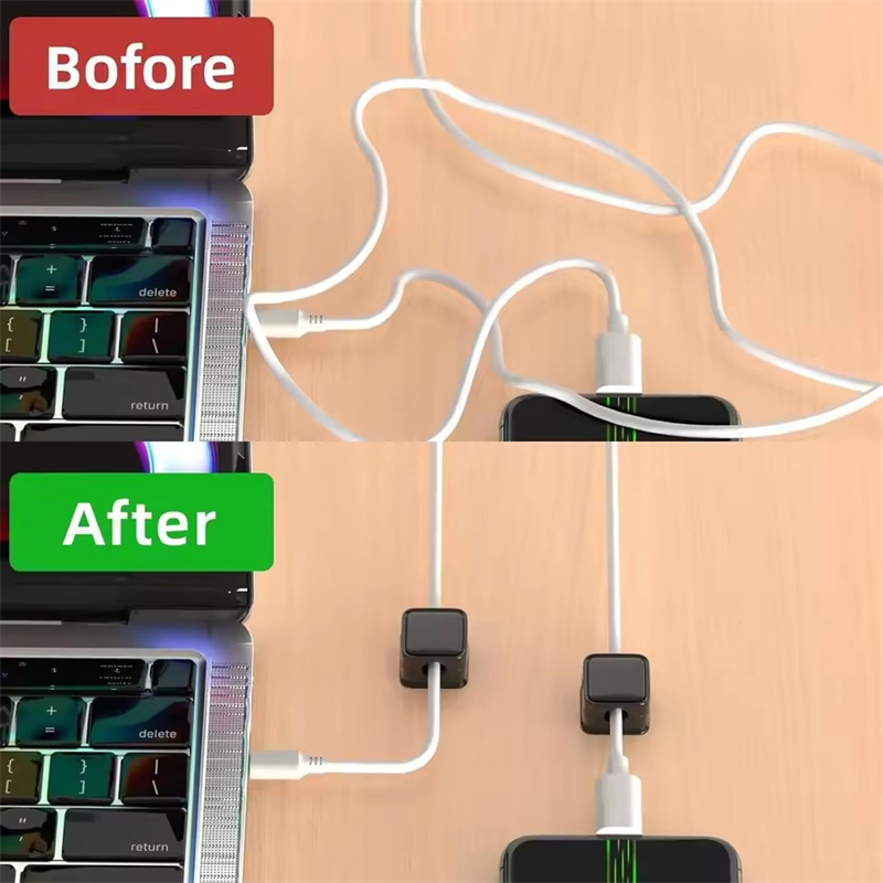 Magnetische kabelclip-opwinder - Desk Cable Clip recensie en prijs