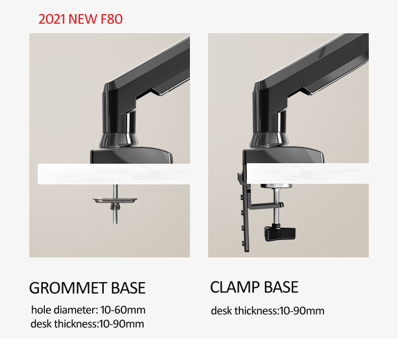 NIEUWE NB F80 17-30' Desktop L - Monitor Arm Single recensie en prijs