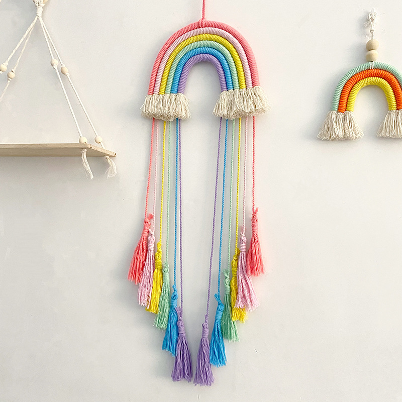 Katoenen touw geweven regenboo - Tech Home Accessories recensie en prijs