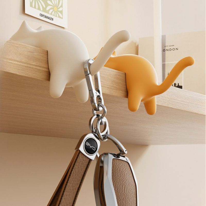 1pc kleurrijke katvormige bure - Desk Cable Clip recensie en prijs
