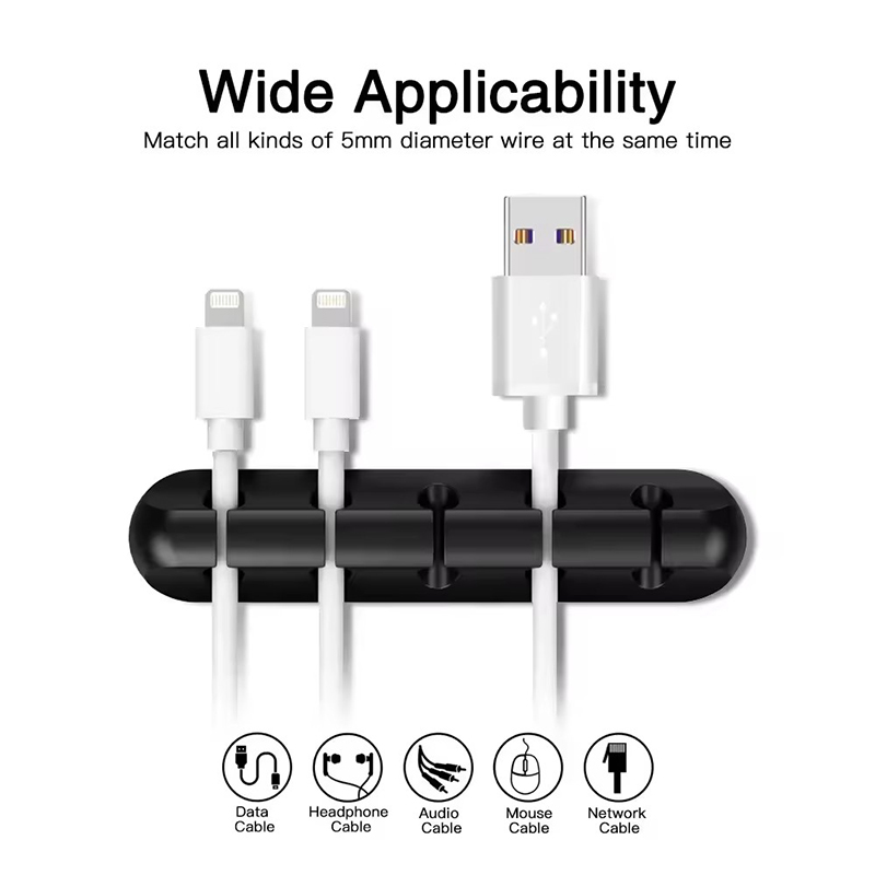 Siliconen USB-kabelclip Winder - Desk Cable Clip recensie en prijs