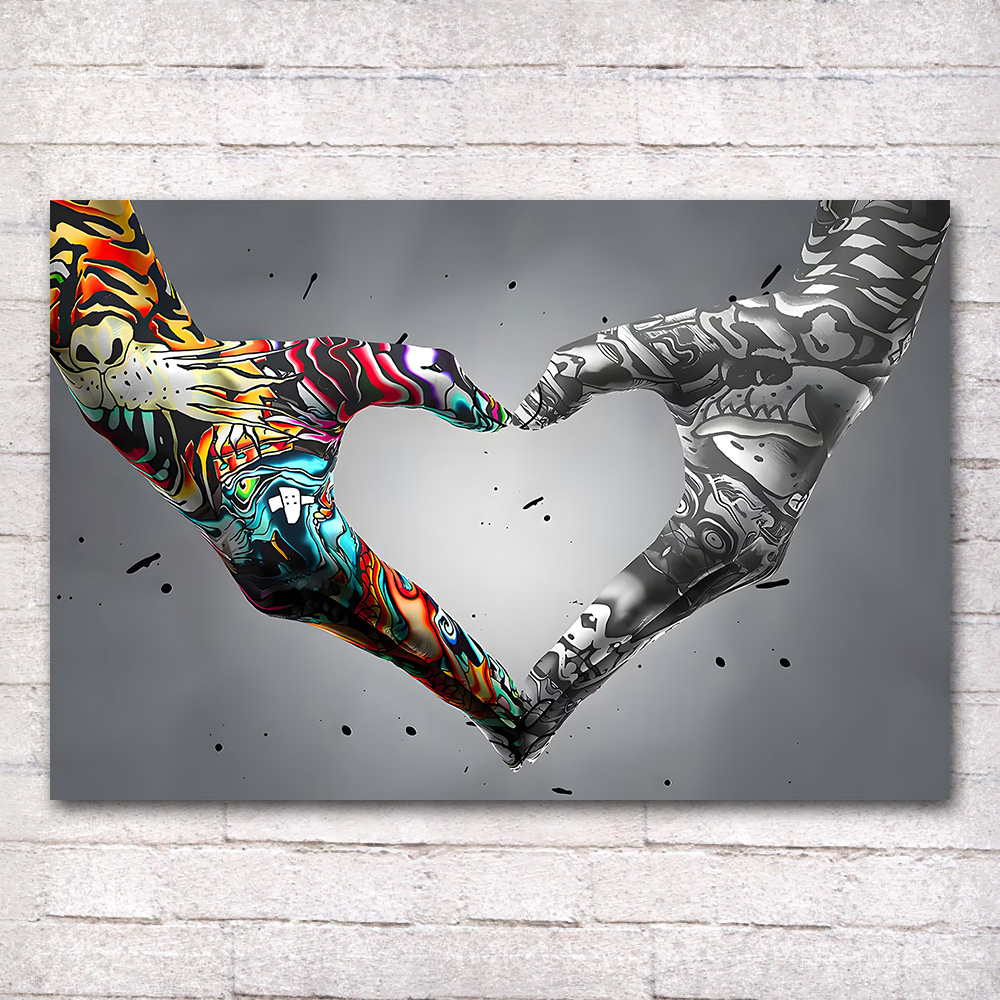 Graffiti Hand Liefde Canvas Sc - Tech Home Accessories recensie en prijs