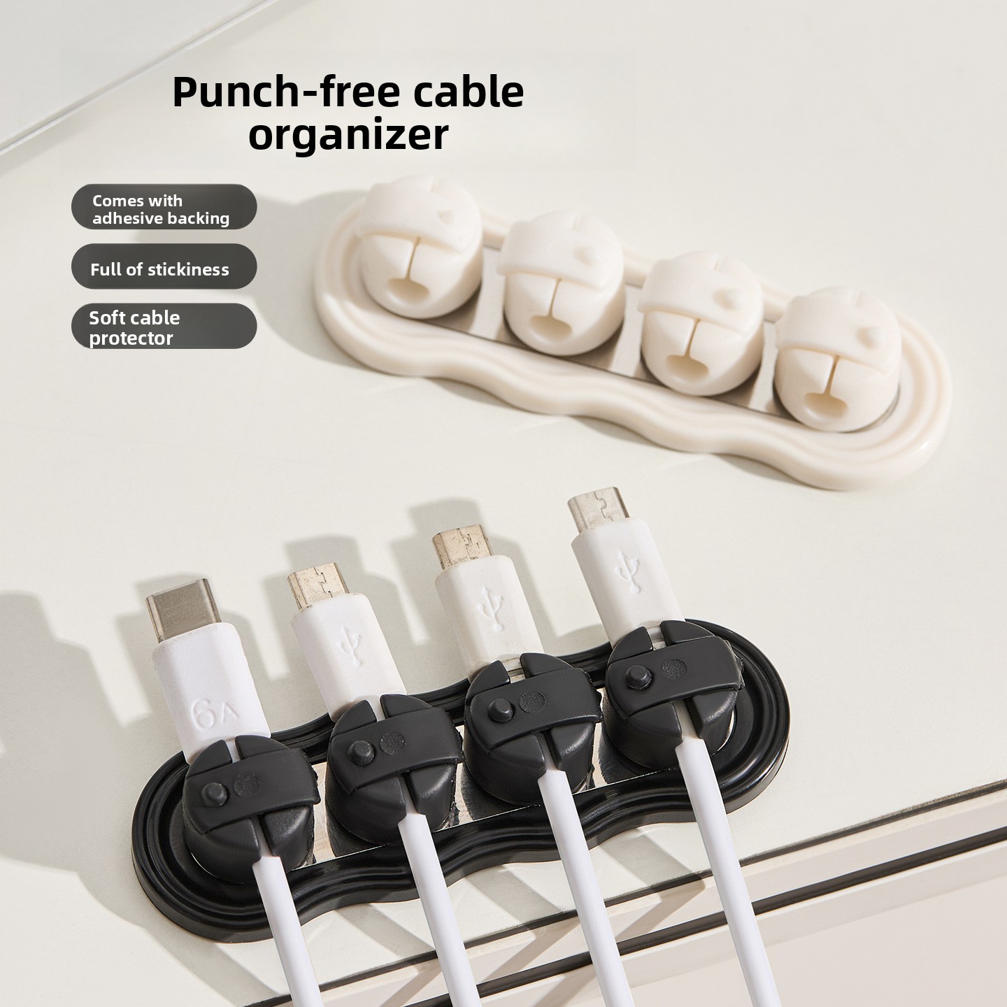 Magnetische zelfklevende kabel - Desk Cable Clip recensie en prijs