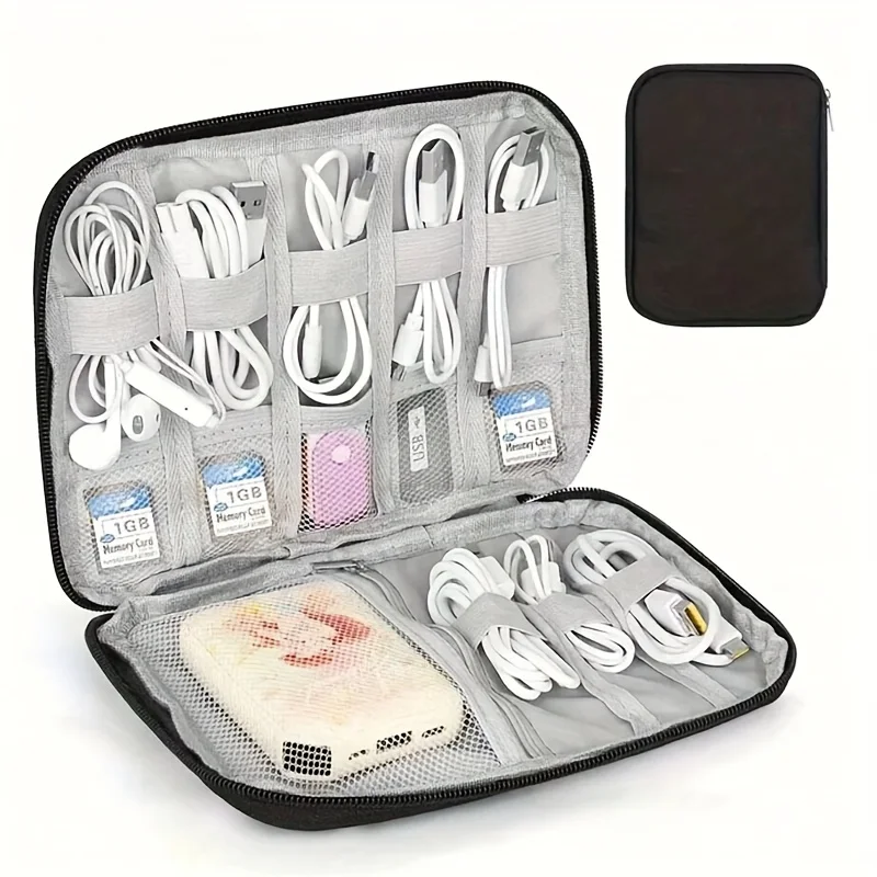 1-pack draagbare opbergtas voo - Tech Accessories Organizer Pouch recensie en prijs
